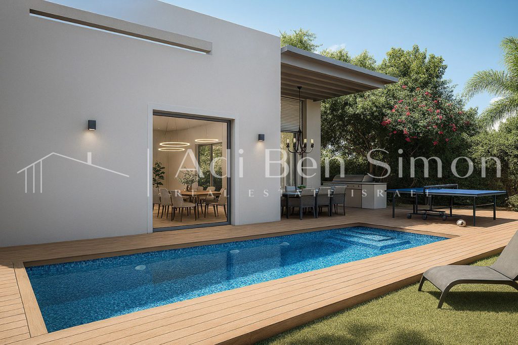 למכירה בקיסריה בשכונת הגולף וילה יפיפיה קרובה למרכז המסחרי שקטה נעימה