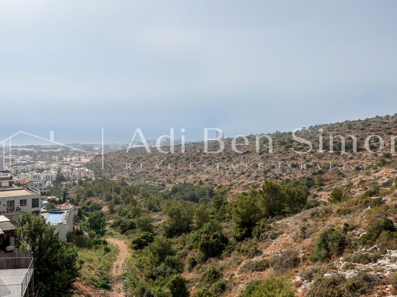למכירה דו-משפחתי משופץ בדניה בבית 5 חדרי שינה וסלון אפשרות ליחידה נפרדת עם כניסה פרטית נוף להר הכרמל ונוף ים מיידית